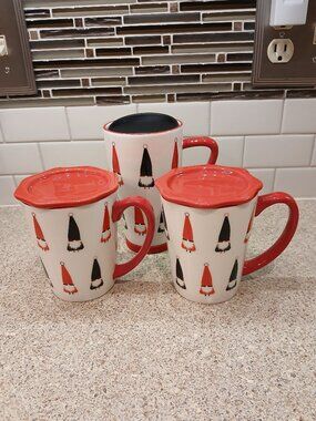 Set of 3 Signature Gnome Mugs